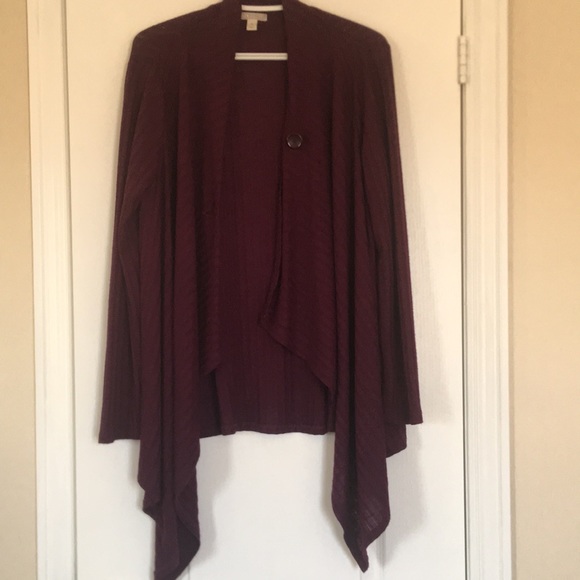 Womens Purple Cardigan - Picture 1 of 3